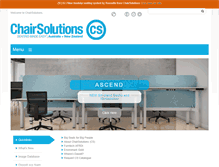 Tablet Screenshot of chairsolutions.com